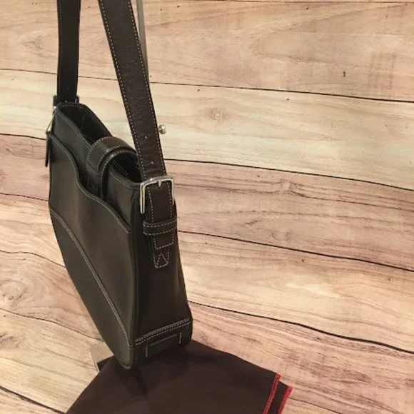 Vintage Coach Brown Leather Shoulder Bag - Picture 5 of 6